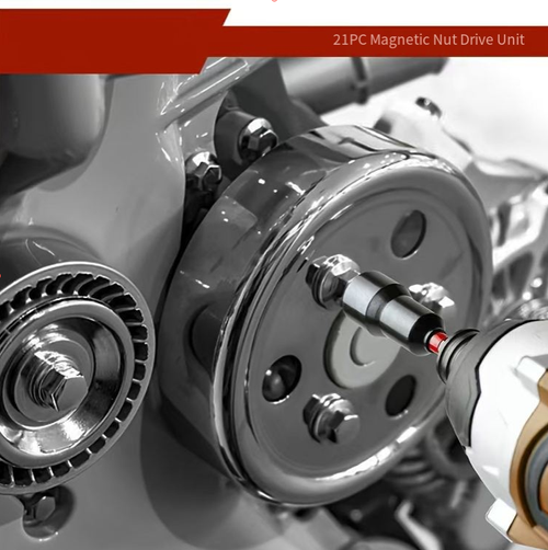 Esses 21 conjuntos de porcas magnéticas são a ferramenta definitiva para apertar porcas: Eles vêm em unidades imperiais e são totalmente compatíveis com reparo automotivo e faça você mesmo.  A haste de extensão está incluída para uso em reparos automotivos e faça-você-mesmo.  Eles são altamente duráveis, com propriedades anti-rachadura, resistentes à ferrugem e portáteis para fácil armazenamento em bolsas.  Eles são leves e fáceis de carregar, permitindo trabalhos rápidos e estáveis.