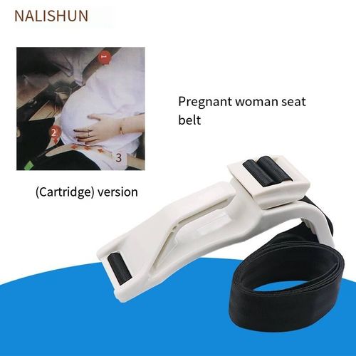 Modelo 2026 ajuste especial de cinto de segurança para grávidas - Cinturão especial de suporte abdominal antiderrapante para grávidas - Assento traseiro - Banco do passageiro proteção universal contra pressão para grávida, cinto auxiliar de segurança - Alta pressão, resistente à pressão, fácil de instalar, porta de fixação anti-lesão abdominal para grávida.  Faça o pedido hoje e enviaremos um total de 2 cintos de segurança especiais para grávidas.