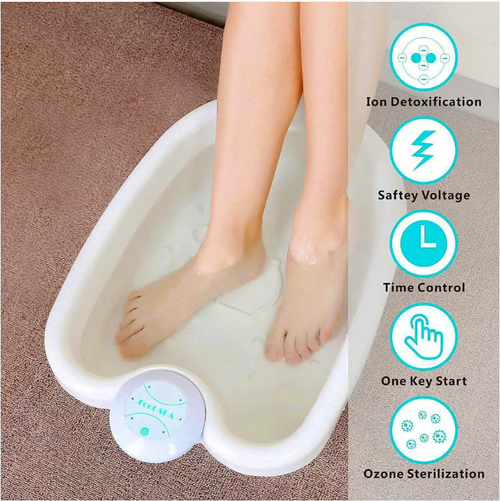 Indispensável para trabalhadores de escritório!  Um banho de pés compacto com hidroterapia,basta apertar o botão para ativar a liberação de energia iônica,aliviando pés inchados e pernas doloridas.  Com um temporizador de 30 minutos, ele promove a circulação e o metabolismo.  Ele opera em uma pressão segura e baixa e não ocupa muito espaço.  Pode ser usado até mesmo ao viajar ou alugar um imóvel.Basta encher a bacia com água e aproveitar o relaxamento em nível SPA. você vai dormir profundamente.