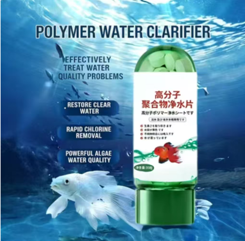 Se você fizer um pedido hoje, receberá 10 frascos de comprimidos purificadores de água à base de polímero que podem absorver rapidamente impurezas, remover cloro e eliminar algas.  A água fica instantaneamente clara e transparente.  Eles também podem eliminar odores de peixe e outros odores desagradáveis, protegendo os peixes.  A operação é simples.  A embalagem de 35 peças é altamente econômica e permite que você tenha um aquário transparente com facilidade.