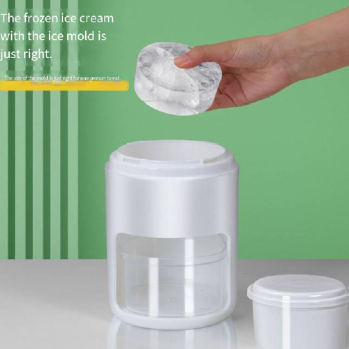 Verão em Casa: Perfeito para acampar!  Máquina de sorvete caseira de material de grau alimentício manual e manivela: velocidade de 3 segundos para produzir smoothies grossos e sorvete macio.  O mofo de gelo exclusivo para uma pessoa controla com precisão o tamanho das porções.  Todas as peças desmontadas podem ser facilmente limpas sem resíduos.  Funciona sem eletricidade, permitindo que você recrie os sabores refrescantes e deliciosos das lojas de sobremesas a qualquer hora e em qualquer lugar.