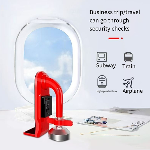 O alarme essencial para viajantes sozinhos a negócios!  Uma fechadura física combinada com um alarme sonoro de 80 decibéis e luz para dupla proteção.  Pesa apenas 250g e é portátil, A instalação leva apenas 30 segundos, sem necessidade de furação.  Quando colocado na parte inferior da porta, ela impede a entrada forçada e alerta imediatamente em caso de qualquer movimento.  Seja hospedado em um hotel até tarde da noite ou morando sozinho em casa, você pode dormir tranquilo.