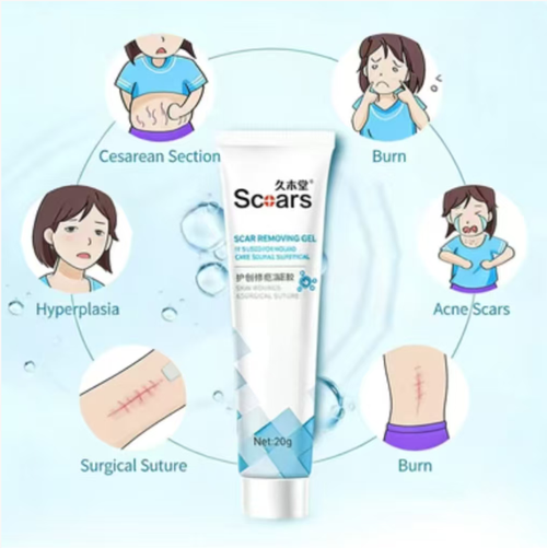 Se você fizer um pedido hoje, receberá 5 caixas de Gel Antibacteriano e Anticicatriz Jiugutang Ervas para Cicatrizes.  Esse gel reparador de cicatrizes é projetado para tratar vários tipos de cicatrizes.  Os extratos de alcaçuz, raiz e cebola ajudam a inibir o crescimento das cicatrizes, enquanto peptídeos de pequenas moléculas promovem a cicatrização e deixam a pele mais macia.  Também pode reduzir a pigmentação e restaurar a textura lisa da pele!