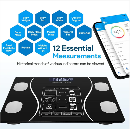 Faça o pedido hoje e você receberá 2 balanças de gordura corporal Bluetooth APP inteligentes, precisas, profissionais e multifuncionais.  Essas balanças podem medir vários dados físicos, como gordura corporal, e também podem registrar as curvas de mudança durante a aplicação.  Ele suporta até 8 usuários, possui função de calibração automática e pode combinar dados para toda a família.  Isso permite que você gerencie sua condição física de forma fácil e precisa.