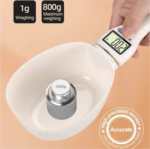 Faça o pedido hoje e você receberá 2 colheres medidoras eletrônicas profissionais e precisas para cozinha.  Essas colheres têm sensibilidade extremamente alta e podem mostrar o peso com precisão.  Eles podem alternar entre diferentes unidades de medida, como gramas, mililitros, xícaras, onças, etc. sólidos, líquidos e ração para bebês.  A operação é simples e fácil de dominar, eliminando a necessidade de etapas complicadas, tornando a pesada da cozinha precisa e sem preocupações.