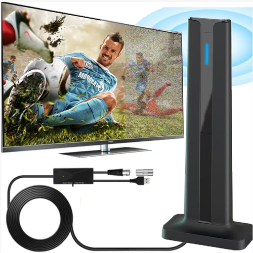 Essa antena HDTV pode economizar entre 960 e 2500 yuans em taxas anuais de TV a cabo.  Ele pode ser facilmente conectado ao set-top box da TV em dois passos.  Ele fornece um sinal forte de até 150 milhas, com alta definição e sem flocos de neve.  É portátil e adequado para aluguel, acampamento, colocação em cantos e recepção estável do canal de TV.  Não há necessidade de gastar dinheiro extra nos canais básicos, você ainda pode assistir aos canais em alta definição livremente.