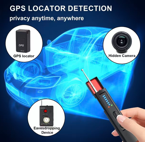 Este detector de câmera é uma excelente ferramenta para proteção de privacidade.  Ele pode identificar com precisão câmeras escondidas, Com sua operação simples, você pode começar imediatamente.  É portátil e fácil de carregar.  Pode ser usado em cenários como hotéis, aluguel de carros e aluguel de veículos.  Em caso de riscos, ele exibirá automaticamente uma luz indicadora e emitirá um alerta de vibração para aliviar a ansiedade de privacidade em ambientes desconhecidos.