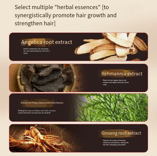 Faça o pedido hoje e você receberá 3 frascos do ancestral shampoo essência herbal de ginseng, anti-queda de cabelo e anticaspa.  O shampoo anti-queda de cabelo Qiwei Tang contém essência herbal.Pode fortalecer as raízes do cabelo e reduzir a quebra do cabelo.  Após a lavagem, as raízes do cabelo ficam fofas.  É adequado para todos os tipos de cabelo.  A garrafa de grande capacidade é resistente e durável, e o efeito nutritivo no cabelo pode ser alcançado durante o processo de lavagem do cabelo.