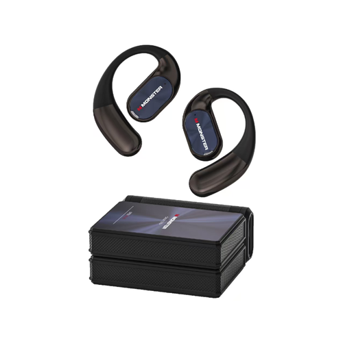 Os fones Bluetooth dupla da Monster oferecem excelente desempenho.  O design sobre a orelha garante um ajuste seguro sem causar desconforto nas orelhas.  O diafragma biológico e o baixo virtual proporcionam uma qualidade sonora poderosa.   O compartimento dupla é fino o suficiente para caber em uma carteira, tornando-o conveniente para transporte durante exercícios,   O modo de escuta aberta permite tanto o prazer musical quanto o som ambiente, tornando-o prático e confortável.
