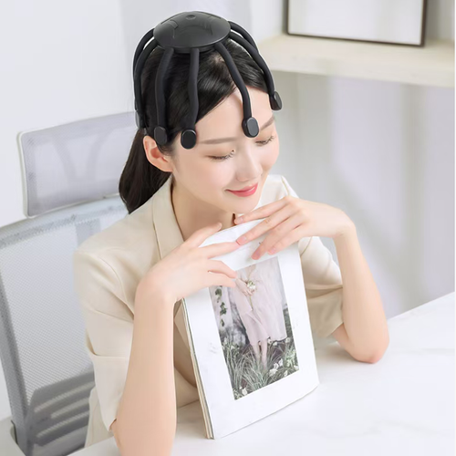 Este massageador de cabeça em forma de polvo é uma excelente ferramenta para soltar o couro cabeludo: a faixa elástica em forma de polvo pressiona e sova suavemente para aliviar a tensão, deixando o couro cabeludo liso, dormente e aliviado da tensão e dor.  É portátil e pode ser usado em várias situações, como no trabalho, antes de dormir ou durante deslocamentos.  Também pode ser usado para massagear o pescoço e os ombros, permitindo que você relaxe à vontade.