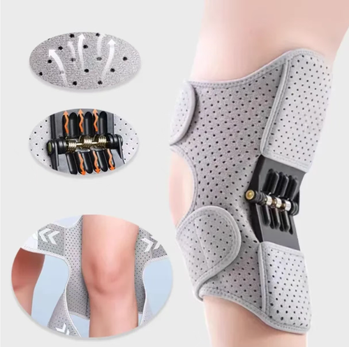 Se você fizer um pedido hoje, receberá um dispositivo de assistência ergonômica de aço carbono com molas para duas pessoas, que apoia a articulação do joelho e ajuda na subida de escadas.  Ele é equipado com uma estrutura de mola para amortecer e reduzir a pressão, além de aumentar a força muscular.  Esse material respirável não causa suor excessivo.  O material elástico garante livre movimento.  Ele pode proteger os joelhos e ajudar você a andar com firmeza.