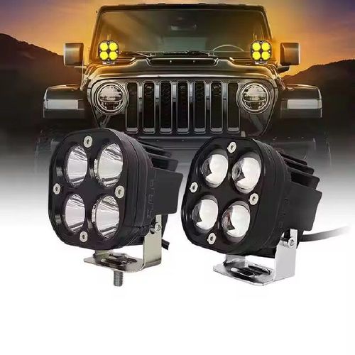 Peça hoje e receberá 2 lanternas de farol ultra-brilhantes de alumínio à prova d'água em formato de trevo de quatro folhas e um grupo de quatro lâmpadas LED auxiliares ultra-brilhantes. Adequado para carros, motos e veículos elétricos. Compatível com uma ampla faixa de tensão (12V - 24V). Com desempenho à prova d'água, anti-nevoeiro e à prova de poeira de nível IP67. Perfeito para off-road noturno, deslocamento urbano e exploração ao ar livre. Faróis dianteiros integrados para dia e noite.