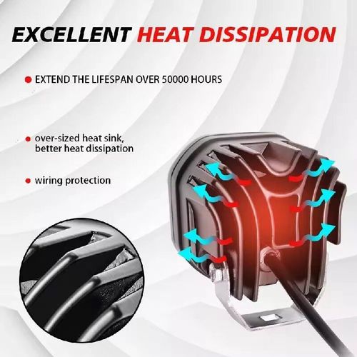 Peça hoje e receberá 2 lanternas de farol ultra-brilhantes de alumínio à prova d'água em formato de trevo de quatro folhas e um grupo de quatro lâmpadas LED auxiliares ultra-brilhantes. Adequado para carros, motos e veículos elétricos. Compatível com uma ampla faixa de tensão (12V - 24V). Com desempenho à prova d'água, anti-nevoeiro e à prova de poeira de nível IP67. Perfeito para off-road noturno, deslocamento urbano e exploração ao ar livre. Faróis dianteiros integrados para dia e noite.