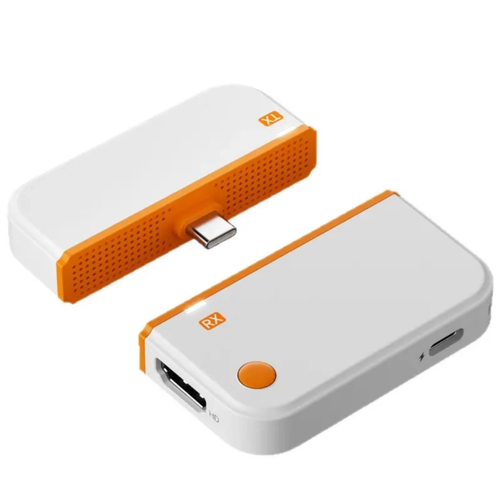 Dispositivo de compartilhamento de tela de conferência HDMI, suportando transmissão sem fio ponto a ponto de até 50 metros, 60Hz com alta taxa de atualização garante uma exibição de imagem suave.  Compatível com vários dispositivos.  A extremidade transmissora não requer fornecimento de energia, e a extremidade receptora vem com seu próprio ponto de acesso.  É uma ferramenta profissional para aprimorar a eficiência da colaboração em reuniões empresariais e apresentações de negócios.