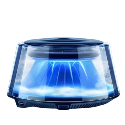 No topo do Monte Fuji, há um difusor de aroma montado em carro.  A cúpula transparente é combinada com tecnologia dinâmica de nebulização com luz azul.  Cinco tipos de luzes ambientes criam um efeito visual relaxante.  Óleos essenciais de fragrância importados da França difundem fragrâncias em todas as direções.  O sistema de abertura e parada do carro detecta e ajusta inteligentemente, transformando o interior do carro em um paraíso secreto da montanha nevada.