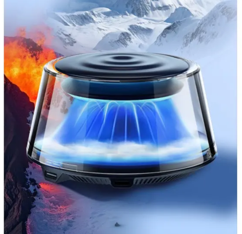 No topo do Monte Fuji, há um difusor de aroma montado em carro.  A cúpula transparente é combinada com tecnologia dinâmica de nebulização com luz azul.  Cinco tipos de luzes ambientes criam um efeito visual relaxante.  Óleos essenciais de fragrância importados da França difundem fragrâncias em todas as direções.  O sistema de abertura e parada do carro detecta e ajusta inteligentemente, transformando o interior do carro em um paraíso secreto da montanha nevada.