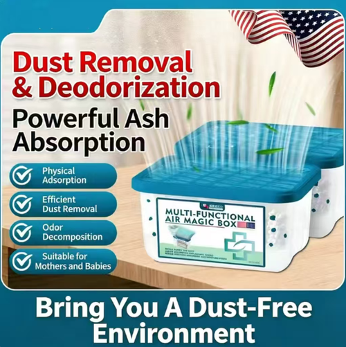 Faça o pedido hoje e você receberá 5 caixas do kit mágico alemão de remoção de mofo americano certificado em segurança, desenvolvido por especialistas, além de um purificador de ar multifuncional.  Ele utiliza tecnologia de adsorção física para alcançar uma remoção de poeira e decomposição de odor potentes de 360°. É adequado para uso por mães e bebês.  Ela fornece à sua casa uma camada externa oculta à prova de poeira, protegendo a saúde respiratória da sua família.