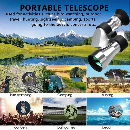 Faça o pedido hoje e você receberá 2 telescópios de celular mini HD portáteis em alta definição.  Esses telescópios são de bolso e podem ser facilmente guardados no bolso.  As lentes ópticas proporcionam imagens claras e são compatíveis com fotografias com celular.  É adequado para viajar, assistir a eventos esportivos e explorar ao ar livre.  Prático e atencioso, é um ótimo companheiro para visualização portátil e fotografia.