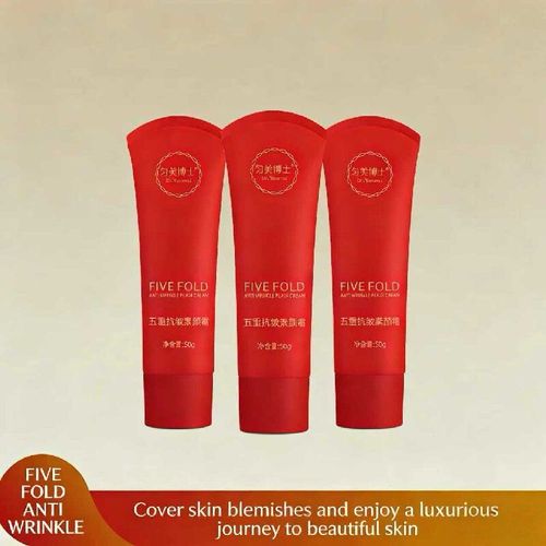 Faça seu pedido hoje e você receberá 5 frascos do Creme de Maquiagem Cinco Passos do YUNMEI Doctor's Five-Step, com propriedades à prova d'água e resistentes ao suor de longa duração para um tom de pele uniforme.  Ele pode cobrir poros, esconder vermelhidão e marcas de acne,fornecer hidratação durante todo o dia sem causar acne e criar uma textura natural e clara da pele.  É um produto essencial de cuidados com a pele fácil de usar para trabalhadores de escritório, parceiros de encontro e pais.