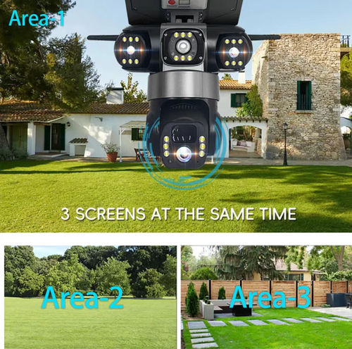 Dispositivo integrado de postes de luz solar para monitoramento, sem necessidade de fiação e sem custo de eletricidade.  Fonte eficiente de energia para painéis solares, capaz de durar de 3 a 5 dias mesmo em dias de chuva.  Monitoramento completo de 360° + iluminação de alto brilho combinados. comunicação de voz bidirecional.  IP66 à prova d'água e à prova de poeira.  Instalação fácil.  É uma solução essencial de segurança externa para pátios, fazendas e canteiros de obras.