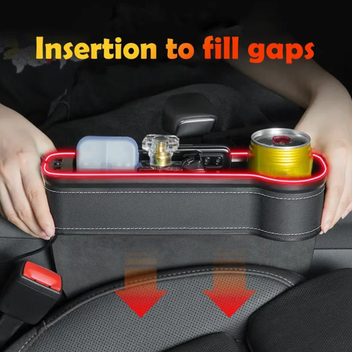 Faça o pedido hoje e você receberá 2 caixas de armazenamento para cadeiras de carro com luz ambiente multifuncional.  Esta caixa de armazenamento de veículos combina com a iluminação de aeronaves, apresentando um estilo moderno.  Ao mesmo tempo, proporciona um prazer de condução com suas cores vibrantes e experiência inovadora de operação. tornando as viagens mais convenientes.  Seu carro vai brilhar como estrelas na escuridão.  Deixe o interior arrumado e cheio de atmosfera.