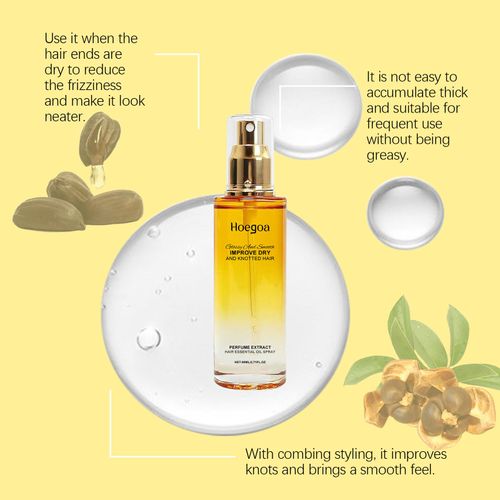 Faça o pedido hoje e você receberá 2 frascos do nosso óleo capilar, 100% à base de plantas, suave, nutritivo e liso.  Ele contém óleo de gengibre, óleo de abacate e óleo de semente de árvore de chá, que podem reter a umidade, realçar o brilho e liberar uma fragrância luxuosa por muito tempo – adequada para cuidados diários, uso pré-protetor e após o penteado, aplicável tanto a cabelos molhados quanto secos, tornando os fios lisos, fáceis de controlar e apresentando um brilho saudável.