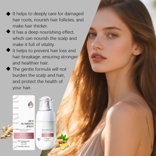 Faça o pedido hoje e você receberá 3 frascos do spray nutritivo para o crescimento capilar do folículo cabeludo, desenvolvido pela equipe médica.  Ele contém óleo de raiz de gengibre 100% puro, óleo essencial de alecrim de alta qualidade e extrato de farelo de arroz prensado a frio.  Ele pode fortalecer profundamente as raízes capilares, reparar folículos capilares danificados,saudável e brilhante.  É adequado tanto para homens quanto para mulheres, e se aplica a vários tipos de cabelo.