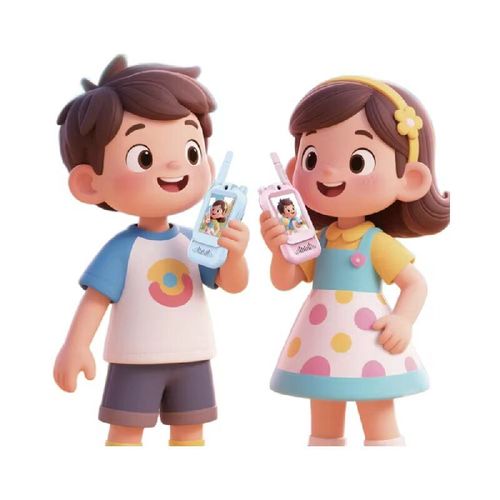 Se você fizer o pedido hoje, receberá um total de dois dispositivos - um par rosa + azul - para comunicação por vídeo interfone de alta definição de longa distância.  Esses dispositivos vêm com um display colorido de 1,77 polegada, alcance de transmissão de até 3 quilômetros, 4 modos de transformação de voz, lanterna, botões de operação simples e um conjunto rosa e azul.  entretenimento e atividades de interação entre pais e filhos.  São adequadas tanto para meninos quanto para meninas.