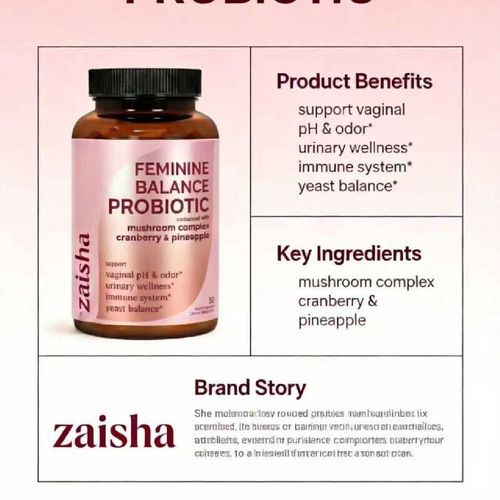 Faça o pedido hoje e você receberá 2 frascos de cápsulas probióticas femininas que regulam odores antiginecológicos.  Este é um suplemento diário conveniente que combina os efeitos naturais de complexos de cogumelos, cranberries e abacaxis.  Melhora a microecologia na área íntima a partir da raiz, equilibra a flora bacteriana, reduz odores, diminui o risco de infecção e fortalece a imunidade geral.  Ela oferece uma solução de gestão de saúde privada, suave e eficaz de longo prazo para mulheres.