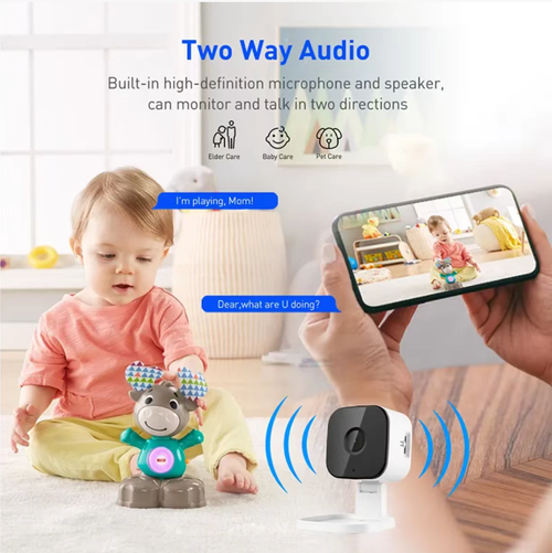 A escolha ideal para a tranquilidade da família.  WiFi dual-band 2.4GHz + 5GHz garante conexão estável sem quedas.  Alta definição de 4MP combinada com visão noturna em cores, fornecendo imagens nítidas dia e noite. acionando alarmes audíveis e visuais e enviando mensagens.  Vem com hotspot de acesso para desconexão de emergência, permitindo visualização mesmo nesses casos.  Visualização remota + instalação fácil, permitindo que você acompanhe sua casa a qualquer hora e em qualquer lugar.