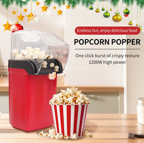 Circulação de ar quente de alta potência de 1200W, livre de óleo e saudável, com alta taxa de floração dos grãos de milho.  Materiais de grau alimentício são seguros e inodoros, fáceis de desmontar e limpar, pequenos em tamanho e não ocupam muito espaço.  A operação é simples.  É adequado para interação em família, encontros de amigos, colocar em dia programas de TV e satisfazer desejos.  Você pode facilmente desbloquear o prazer de uma experiência de nível cinematográfico em casa.