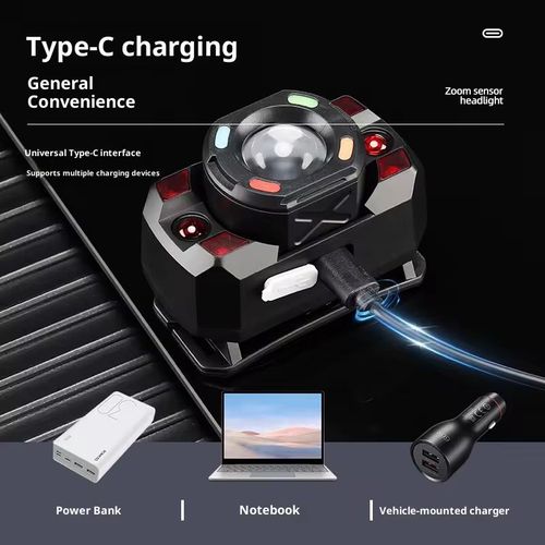 Assim que fizer o pedido, você receberá um par de faróis de longa duração com sensor de luz de alimentação com sensor de gestos telescópicos e longa duração.  Eles têm capacidade de carregamento rápido duplo e uma bateria de duração muito longa.  Existem vários modos, com avisos de luz forte e fraca.  Eles são adequados para atividades ao ar livre, reparos domésticos e iluminação de emergência.  São lanternas essenciais montadas na cabeça para várias ocasiões.