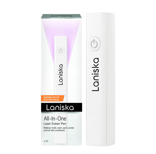 A caneta de cuidados de beleza de microdescarga de plasma Laniska utiliza tecnologia de microenergia precisa para remover suavemente pintas e imperfeições, clarear verrugas e marcas de acne, sem causar descamação da pele.  Até peles sensíveis podem ser usadas com segurança.  Com um design portátil em forma de caneta, é fácil de operar e permite que você desfrute de um rejovenimento profissional da pele em casa, restaurando sem esforço uma pele lisa e impecável.