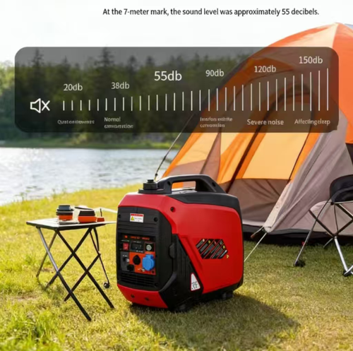 Este pequeno gerador a gasolina possui um motor a gasolina eficiente que fornece eletricidade estável por onda senoidal adequada para diversos dispositivos.  O design compacto e portátil permite que uma pessoa o carregue facilmente.  Ele está equipado com múltiplas proteções de segurança e opera de forma silenciosa e ambientalmente amigável, tornando-o adequado para acampamentos ao ar livre, fornecimento de energia de emergência, operações móveis e outros cenários.
