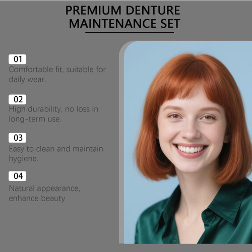 Faça o pedido hoje e você receberá 2 conjuntos de kits de dentes postiços certificados como não tóxicos, firmes e que se ajustam naturalmente à segurança estética dentária.  Os dentes têm uma cor clara e natural, e a cor das gengivas e da pele é perfeitamente combinada.  Eles cumprem totalmente os princípios da ergonomia oral.  O uso é estável e confortável.  Combinado com acessórios profissionais de cuidado, é fácil de limpar e pode ser facilmente substituído por um novo sorriso.