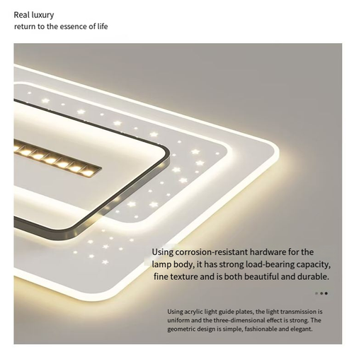 Este abajur de ventilador montado no teto combina iluminação e brisa suave ao mesmo tempo.  Oferece proteção ocular de espectro total (Ra > 97, nível RGO com luz azul), suporta voz offline e controle remoto.  Com design estético geométrico, é durável e resistente à corrosão, adequado para 15 a 30 metros quadrados de espaço.  Por meio de tecnologia inteligente e design meticuloso, cria-se um espaço residencial ideal, confortável, conveniente e de alta qualidade visual.