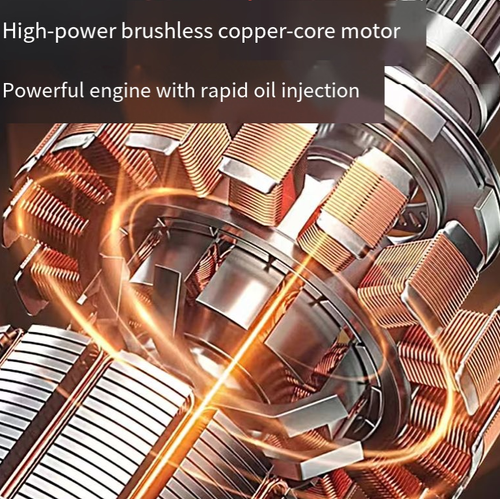 Esta pistola de graxa alimentada por bateria de lítio é equipada com um motor de núcleo de cobre sem escovas de alta potência, apresentando desempenho potente e eficiente produção de óleo.  Ele é alimentado por uma bateria de grande capacidade de 30000mAh,O design sem fio é irrestrito. A válvula de escape aprimorada de um botão garante uma injeção suave de óleo.  A carroceria de nível industrial é resistente a choques e durável, tornando-se um excelente assistente para lubrificação profissional.