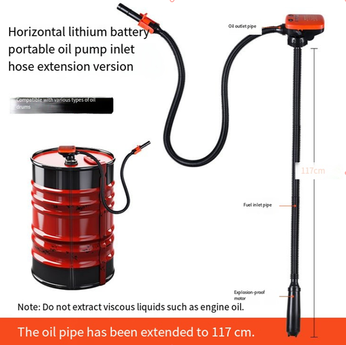 Esta bomba elétrica portátil multifuncional é equipada com bateria de lítio embutida e é sem fio e portátil.  É fácil de operar com um único botão de incomeço e parada.  Ele pode ser adaptado para a transmissão de vários líquidos, como gasolina, diesel e água.  Combinado com cabeças adaptadoras de vários tamanhos, ele pode lidar com situações flexíveis de reabastecimento externo e bombeamento de água de emergência, tornando-se um assistente de trabalho eficiente e confiável.