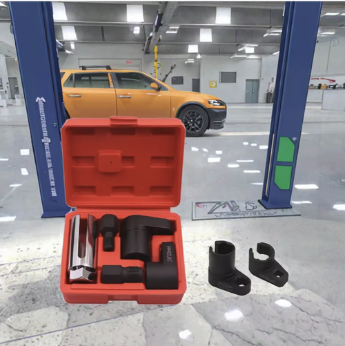 Este conjunto de ferramentas combinadas para mangas de sensor de oxigênio é feito de aço cromovanádio CR-V, que é resistente e durável.  As mangas de vários tamanhos são compatíveis com a maioria dos modelos de veículos.  O design da ranhura permite evitar o chicote de fios, facilitando a operação em espaços estreitos.  Todo o conjunto é guardado em uma caixa de ferramentas portátil e serve de assistente eficiente para reparos e manutenção de automóveis.