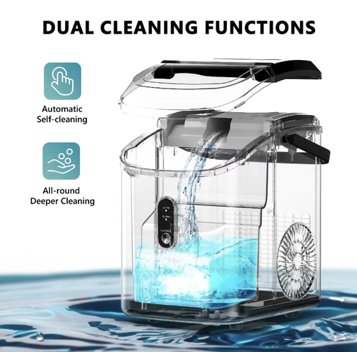 Essa máquina de gelo totalmente automática de 20KG tem alta capacidade de produção diária e pode produzir gelo cúbico sólido.  É adequado para reuniões familiares e ambientes comerciais.  Ele possui baixo consumo de energia e é equipado com um display LCD inteligente, tornando a operação conveniente.  O design da mesa permite uma colocação flexível.  É a escolha ideal para produção eficiente de gelo.  Faça cada momento de frescura ao alcance.