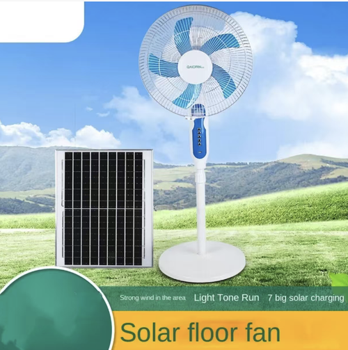 Este ventilador de carregamento movido a energia solar suporta carregamento solar e tem longa duração da bateria.  Ele pode girar a cabeça em ventos fortes e conta com iluminação LED.  Também pode carregar seu celular em uma emergência.  É portátil e leve, adequado para acampamentos ao ar livre, canteiros de obras e situações de emergência durante quedas de energia.  É um dispositivo de resfriamento multifuncional e prático.  Isso permite que você gerencie cada viagem e crise com facilidade.