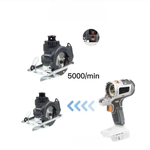 Conjunto Multifuncional de Marcenaria All-in-One Jianzhibao, integrando dez funções em uma única unidade, permitindo uso multiuso para diversas tarefas como corte, furação, lixamento, desmontagem e montagem.  Com um design modular de troca rápida, é fácil de operar e possui grande potência.  Combinado com uma caixa portátil de armazenamento, é uma ferramenta eficiente e prática para marcenaria, decoração residencial e faça você mesmo.