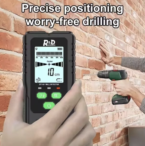 This 3-in-1 electromagnetic radiation detector can precisely measure electric fields, magnetic fields and radio frequency radiation. It features high-definition digital display with sound and light alarm functions, and can also locate steel bars, wires and water pipes within walls. It is multi-functional and serves as a reliable safety assistant for home health monitoring and construction work. It ensures every bit of peace of mind and health.