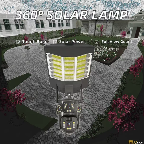 Esta câmera de vigilância 4G movida a energia solar de 3 lentes oferece pré-visualização simultânea das três lentes sem pontos cegos.  É alimentado por energia solar e possui uma fonte de energia de longa duração.detecção de forma humana e alarme de som e luz.  É à prova d'água e à prova de poeira com IP66.  Ele pode ser visualizado remotamente por telefone móvel para monitoramento em tempo real, tornando-o adequado para proteção de segurança completa em pátios, fazendas e canteiros de obras.