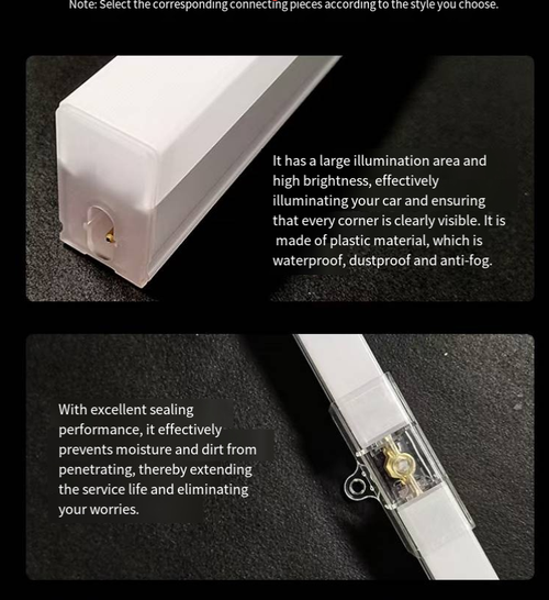 Luzes hexagonais em favo de mel para lavagem de carros em forma de favo de mel, com alta luminosidade e iluminação sem sombras, Eles são à prova d'água e à prova de poeira, adequados para oficinas de reparo automotivo.  O design tecnológico em favo de mel cria uma atmosfera de garagem. economiza energia e consume baixo.  Eles são profissionais para iluminação e realçadores de ambiente para serviços de reparo automotivo e beleza, além de garagens para carros domésticos.