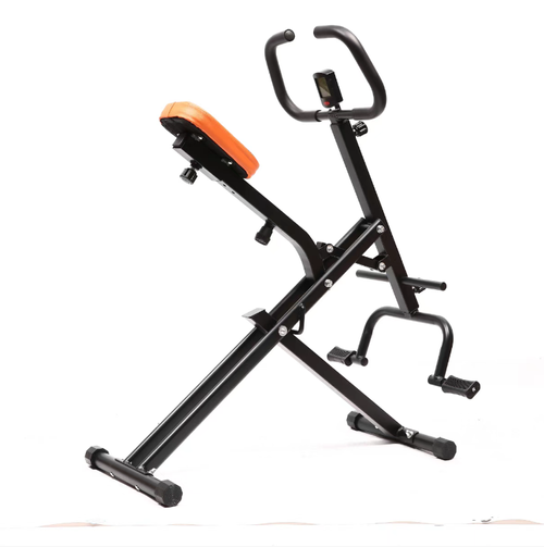 Máquina de exercícios para cavalo em casa, simulando a trajetória de cavalgada com baixo impacto para treinar a cintura e o abdômen, criando abdominais em abdômen e uma bumbuma arredondada.  Design silencioso e dobrável, amigável para espaços pequenos.  Com um painel inteligente de contagem para planejamento de treinamento científico, resistência ajustável.  Até iniciantes podem começar facilmente.  É um item indispensável para pessoas preguiçosas para modelar o corpo em casa.