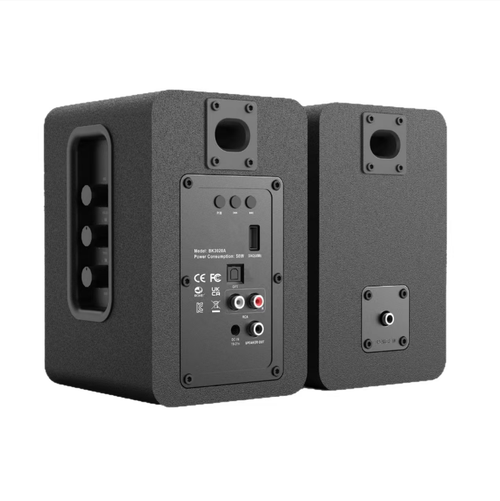 Alto-falantes HIFI audiophile de estante, com resolução equilibrada de alta fidelidade em três frequências, agudos claros e graves intensos.  Adequado para múltiplos dispositivos, como computadores e TVs. Disponível em opções de conexão com fio e Bluetooth.  Com uma aparência simples de tecido, é versátil para decoração residencial.  Tem baixa distorção e pode tocar em volume alto sem distorção.  É uma caixa de som acessível e de alta qualidade para áudio de desktop e cinema leve em casa.