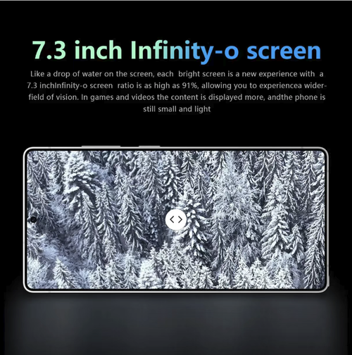 O celular S25 Ultra de tela grande possui uma tela de 7,3 polegadas, proporcionando uma experiência audiovisual imersiva. Com um grande armazenamento de 4+128G, elimina a preocupação de espaço insuficiente. O sistema traseiro multicâmera atende às necessidades diárias de fotografia. O sistema é suave e possui longa duração da bateria. É uma escolha econômica para usuários que valorizam a experiência em telas grandes. Embarque facilmente em um estilo de vida digital imersivo