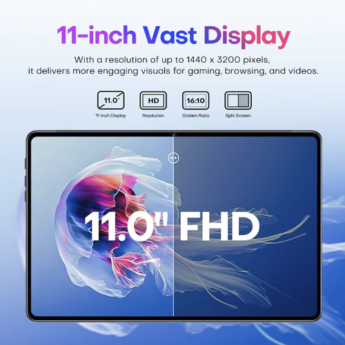 O Pad 7 Ultra é um tablet Android com 16+1TB de armazenamento supergrande. Ele elimina lag e ansiedade de armazenamento. Com uma tela cheia ultra-nítida, a experiência audiovisual e de jogos é totalmente imersiva. O desempenho principal funciona suavemente em vários cenários, tornando-o leve, portátil e com longa duração de bateria. É um tablet topo de linha completo para áudio e vídeo, jogos, trabalho de escritório e estudo.