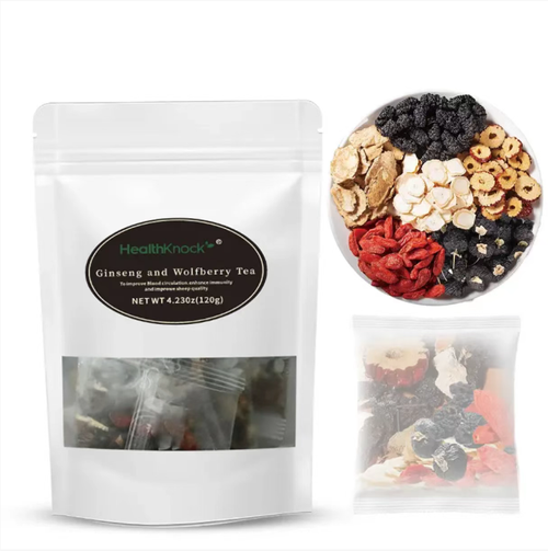 Se você está cansado, não se force!  O Chá Rejuvenescimento Jiubao, feito com 9 ingredientes genuínos, incluindo amoras e bagas de goji, é doce e não tem amargor.  Ele nutre sangue e aumenta a energia, e você pode aproveitar seus benefícios por 3 dias consecutivos.  Faça seu pedido hoje e você receberá 2 sacos, que são suficientes para 2 semanas de uso.  Aproveite a liberdade de rejuvenescimento!  Leve com você em saquinhos de chá individuais, e é mais saudável do que chá de leite!